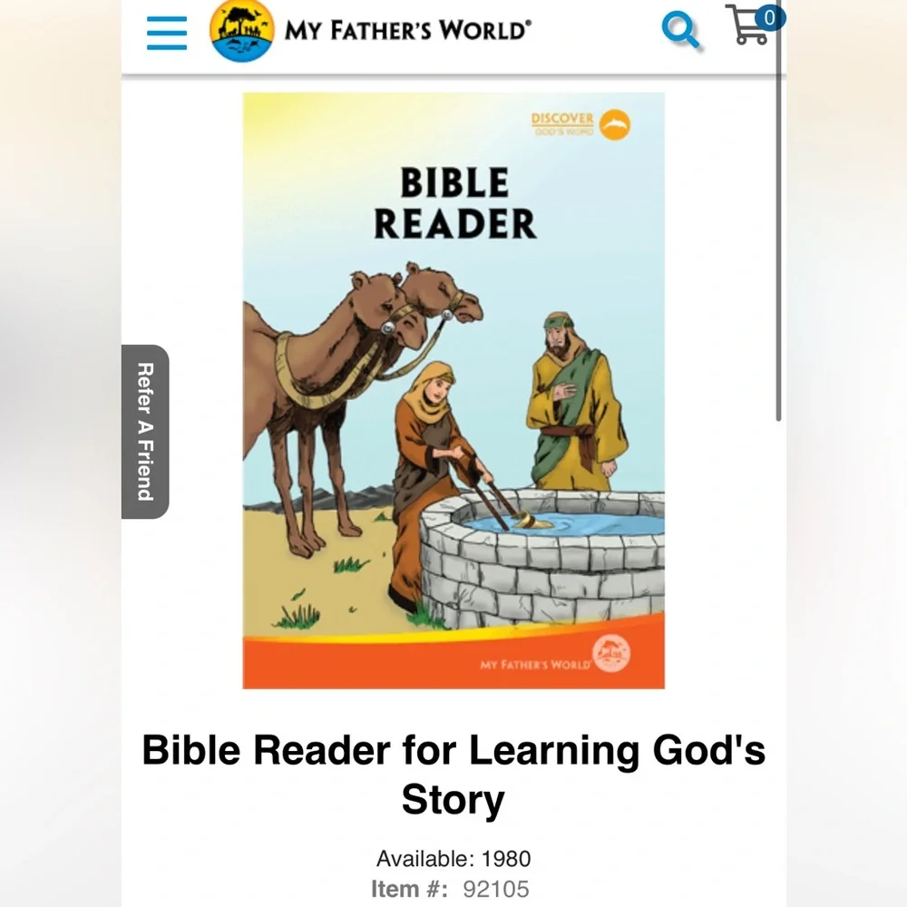 MY FATHER’S WORLD First Grade curriculum 📚 - Picture 6 of 13